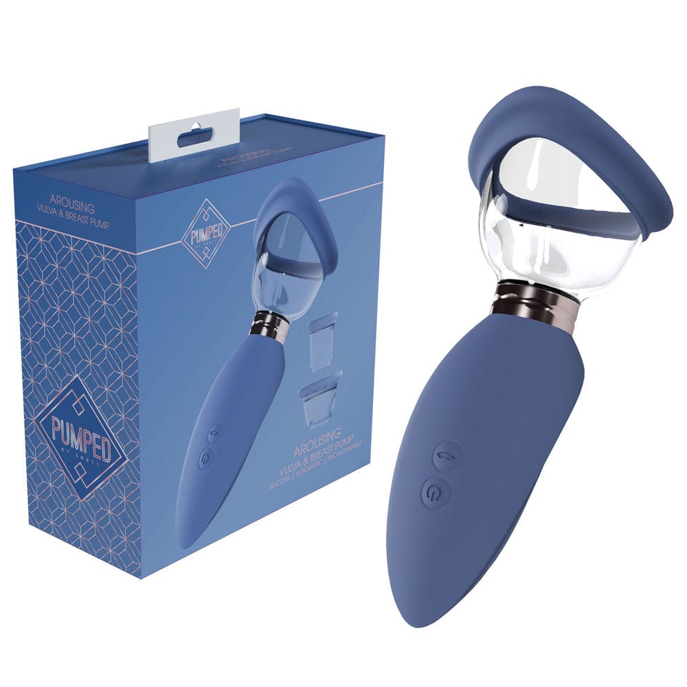 PUMPED Arousing Auto Ladies Pump - - USB Rechargeable Ladies Pump Blue