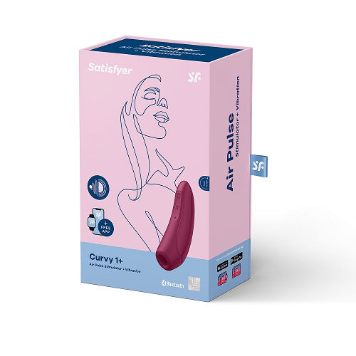 Satisfyer Curvy 1+ berry Vibrant Vibes Australia - Quality Sex Toys - Great Prices
