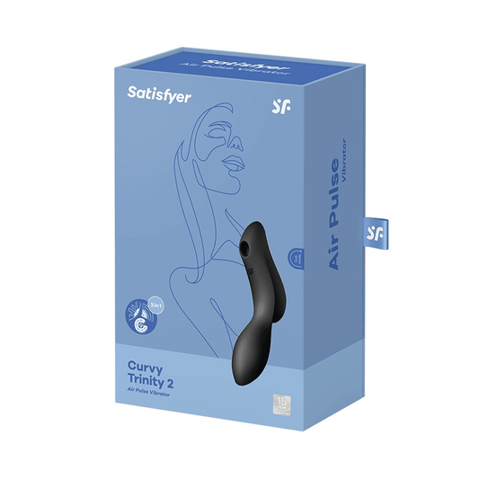 Satisfyer Curvy Trinity 2 Black Vibrant Vibes Australia - Quality Sex Toys - Great Prices