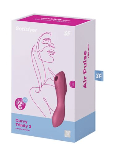 Satisfyer Curvy Trinity 3 red Vibrant Vibes Australia - Quality Sex Toys - Great Prices