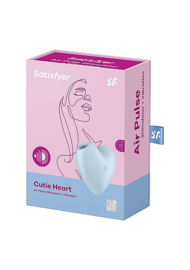 Satisfyer Cutie Heart blue Vibrant Vibes Australia - Quality Sex Toys - Great Prices