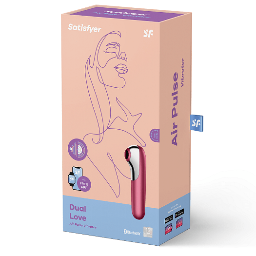 Satisfyer Dual Love Pink Vibrant Vibes Australia - Quality Sex Toys - Great Prices