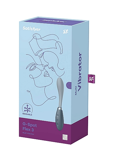 Satisfyer G-Spot Flex 3 - Grey Vibrant Vibes Australia - Quality Sex Toys - Great Prices