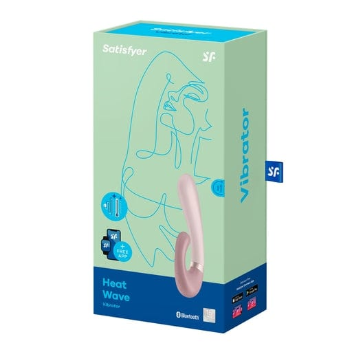 Satisfyer Heat Wave Connect App Mauve Vibrant Vibes Australia - Quality Sex Toys - Great Prices