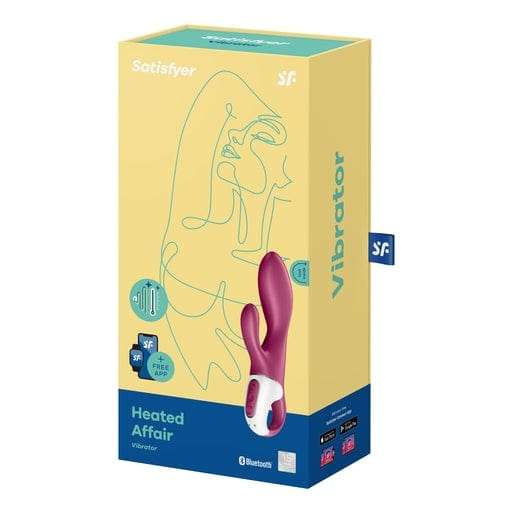 Satisfyer Heated Affair Warming Rabbit Vibrator Vibrant Vibes Australia - Quality Sex Toys - Great Prices