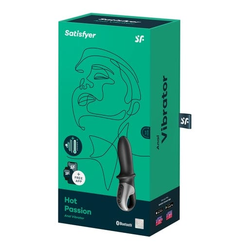 Satisfyer Hot Passion Warming Anal Vibrator With App Vibrant Vibes Australia - Quality Sex Toys - Great Prices