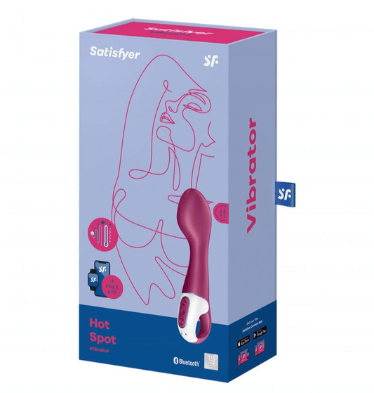 Satisfyer Hot Spot Warming G-Spot Vibrator Vibrant Vibes Australia - Quality Sex Toys - Great Prices