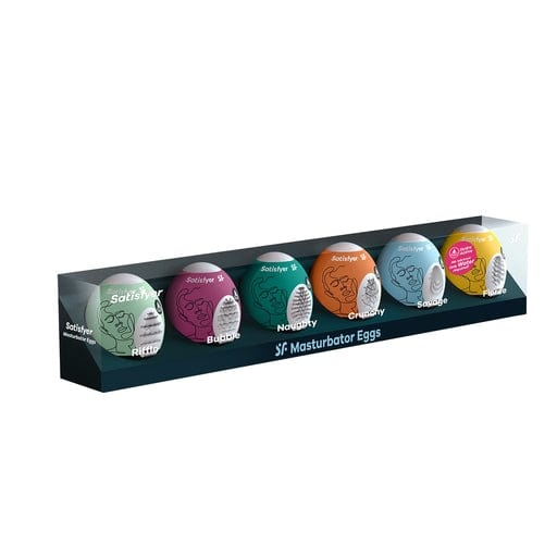 Satisfyer Masturbator Eggs (6 Piece)