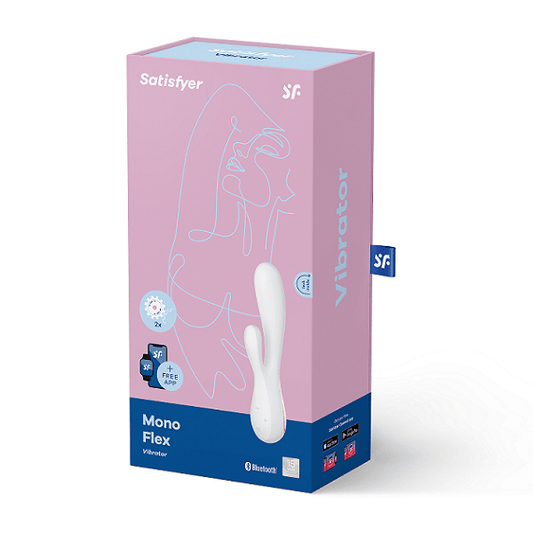 Satisfyer Mono Flex White Vibrant Vibes Australia - Quality Sex Toys - Great Prices