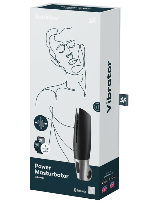 Satisfyer Power Masturbator black/silver Vibrant Vibes Australia - Quality Sex Toys - Great Prices