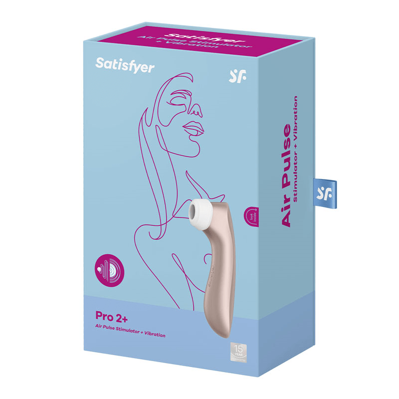 Satisfyer Pro 2+ light rose gold Vibrant Vibes Australia - Quality Sex Toys - Great Prices
