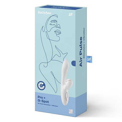 Satisfyer Pro+ G-Spot white Vibrant Vibes Australia - Quality Sex Toys - Great Prices