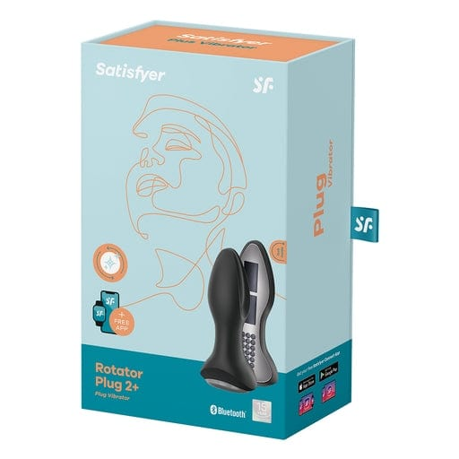 Satisfyer Rotator Plug 2+ black Vibrant Vibes Australia - Quality Sex Toys - Great Prices