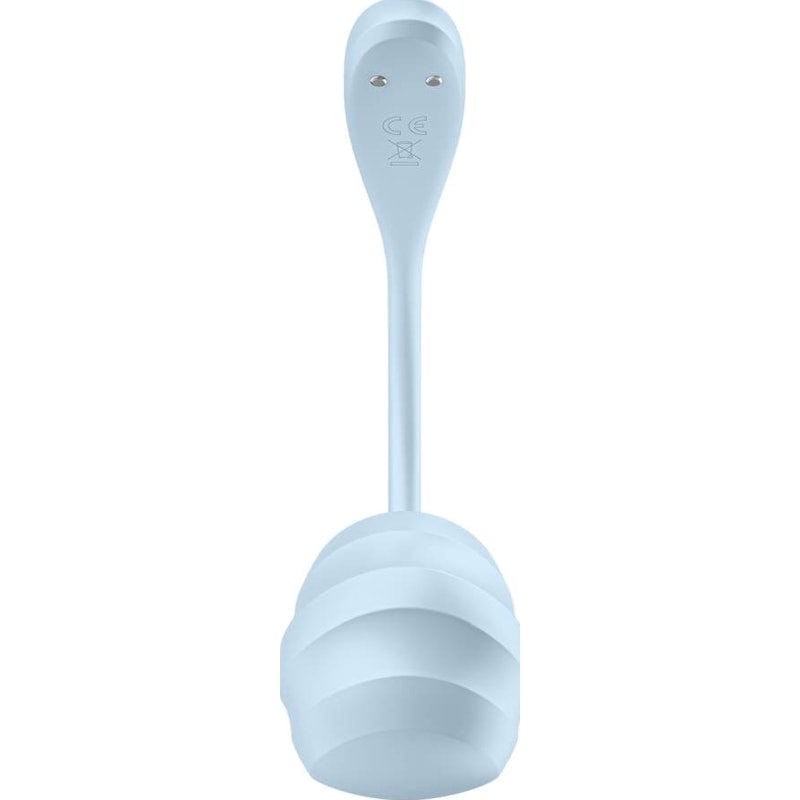 Satisfyer Smooth Petal Wearable App Connect Vibrator Blue Vibrant Vibes Australia - Quality Sex Toys - Great Prices