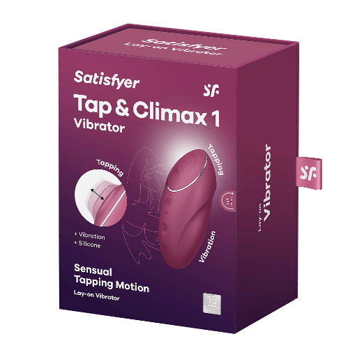SATISFYER Tap & Climax 1 red Vibrant Vibes Australia - Quality Sex Toys - Great Prices