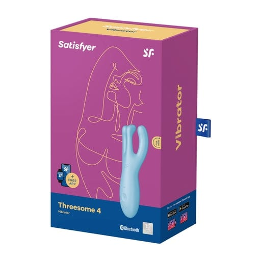 Satisfyer Threesome 4 Teal Vibrant Vibes Australia - Quality Sex Toys - Great Prices