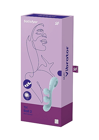 Satisfyer Tri Ball 2 - light blue Vibrant Vibes Australia - Quality Sex Toys - Great Prices