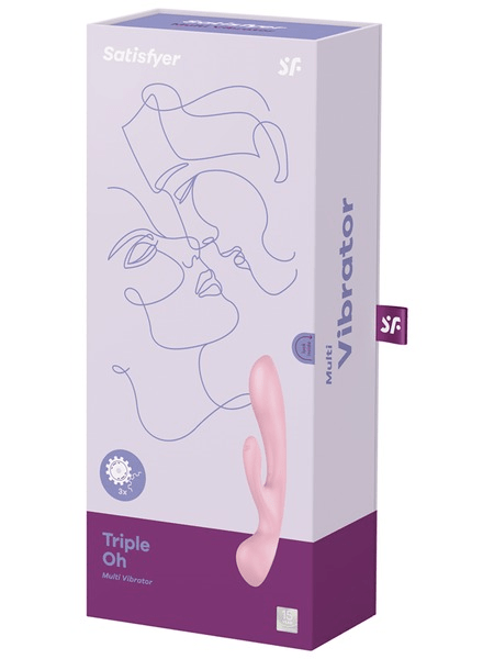 Satisfyer Triple Oh - pink Vibrant Vibes Australia - Quality Sex Toys - Great Prices