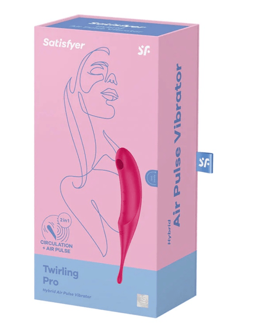 Satisfyer Twirling Pro red Vibrant Vibes Australia - Quality Sex Toys - Great Prices