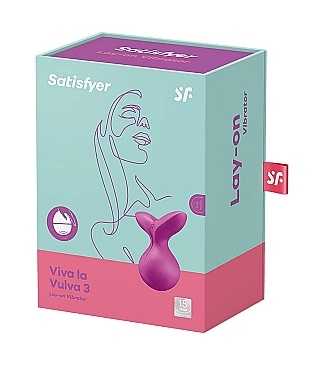 Satisfyer Viva la Vulva 3 - Violet Vibrant Vibes Australia - Quality Sex Toys - Great Prices