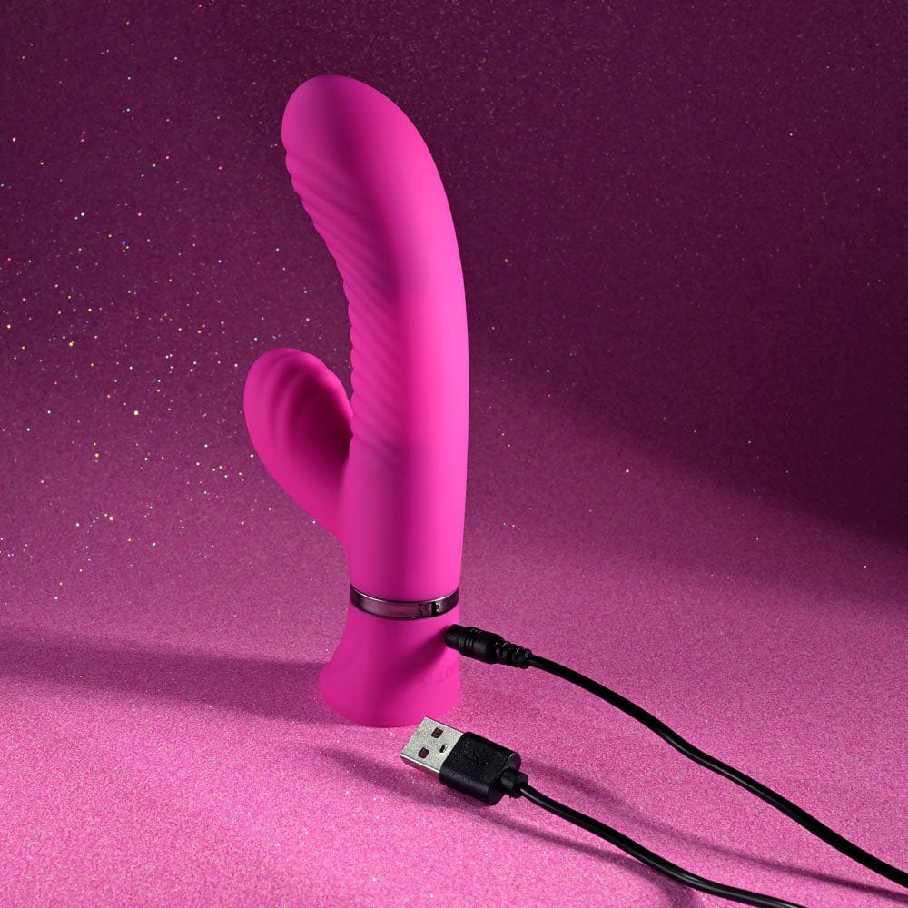 Selopa NEXT WAVE - 16.4 cm USB Rechargeable Dual Vibrator