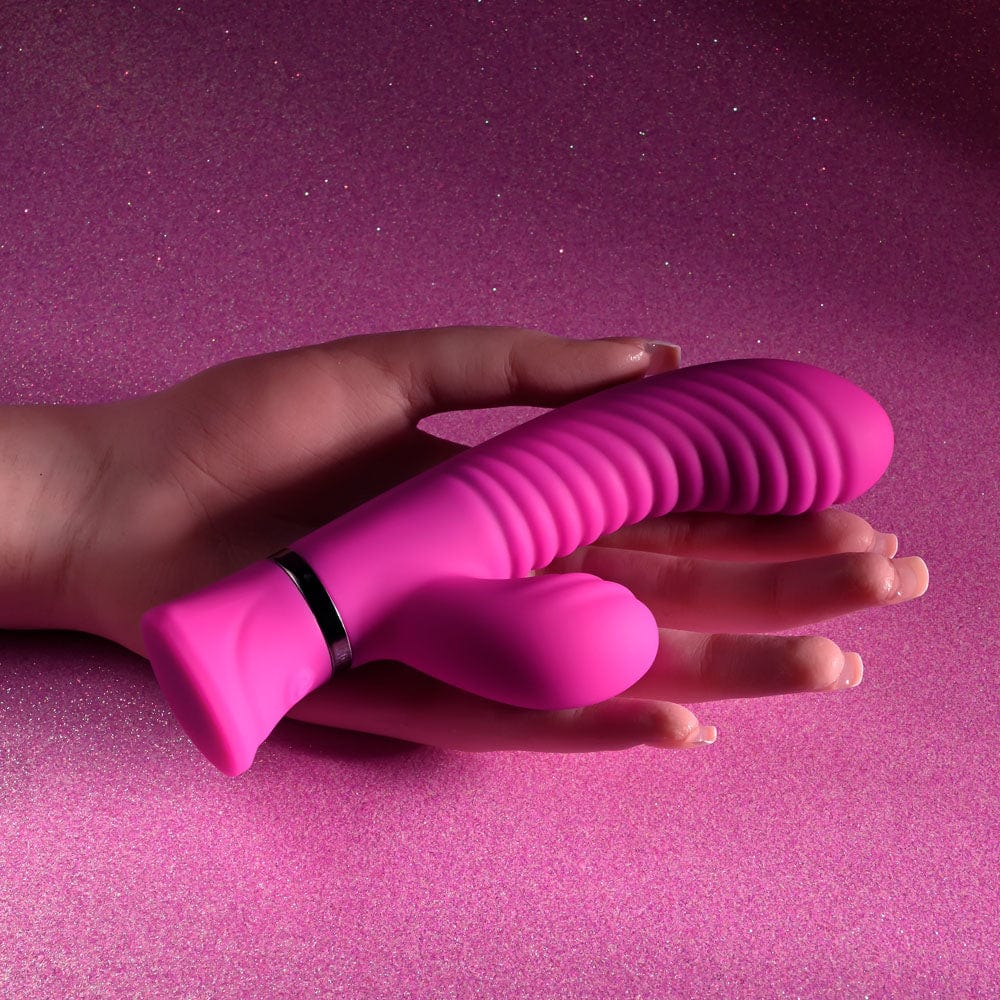 Selopa NEXT WAVE - 16.4 cm USB Rechargeable Dual Vibrator