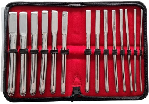 Stainless Steel Hegar Uterine Dilator 14 Piece Set Vibrant Vibes Australia - Quality Sex Toys - Great Prices
