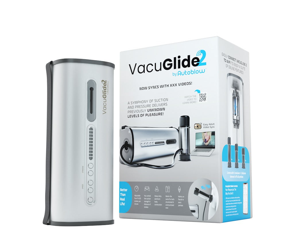 VacuGlide 2 Suction Masturbator by Autoblow