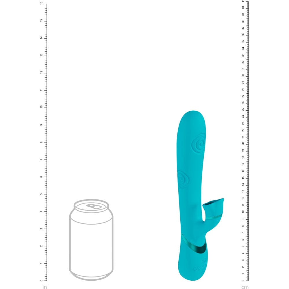 VIVE Fiore -  25 cm USB Rechargeable Tapping Rabbit Vibrator Shots Toys