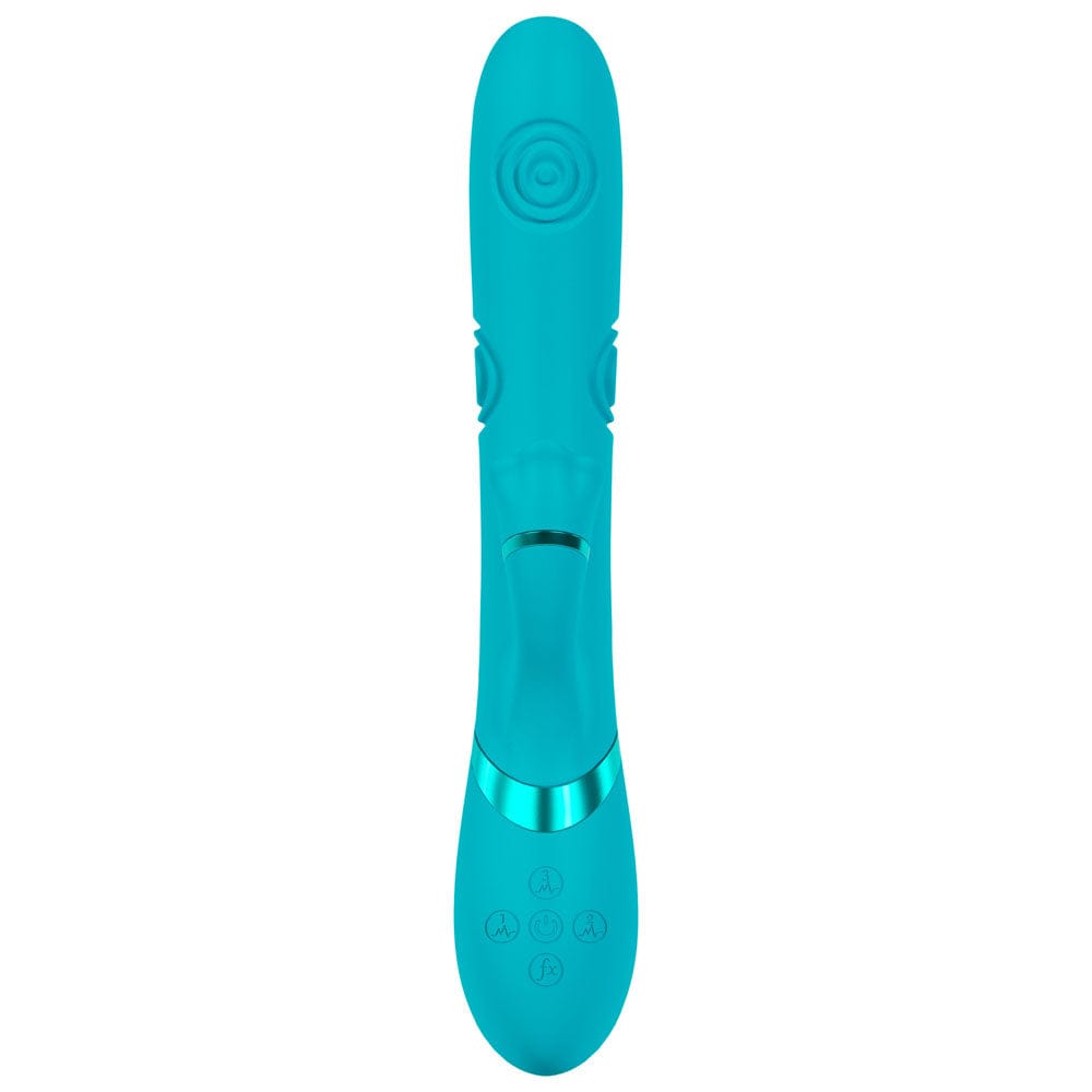 VIVE Fiore -  25 cm USB Rechargeable Tapping Rabbit Vibrator Shots Toys