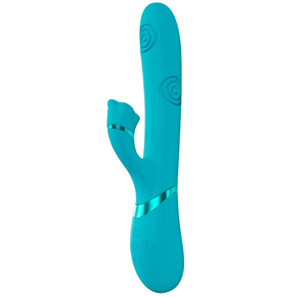 VIVE Fiore -  25 cm USB Rechargeable Tapping Rabbit Vibrator Shots Toys