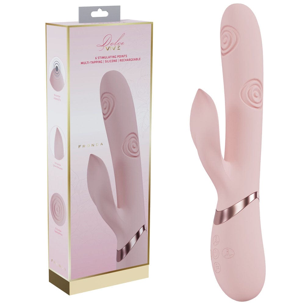 VIVE Fronda -  -  25 cm USB Rechargeable Tapping Rabbit Vibrator Shots Toys