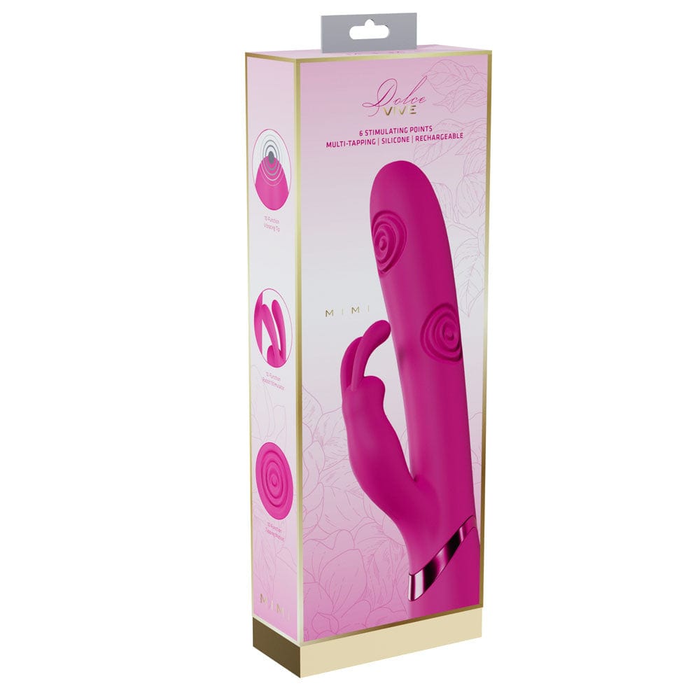 VIVE Mimi -  -  25 cm USB Rechargeable Vibrating & Tapping Rabbit Vibrator Shots Toys