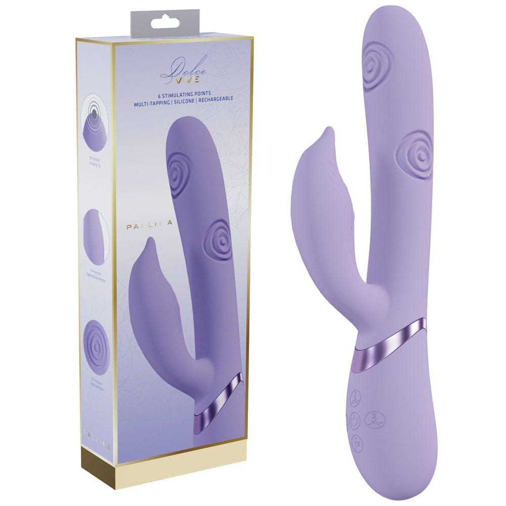 VIVE Pallina -  -  25 cm USB Rechargeable Tapping Rabbit Vibrator Shots Toys
