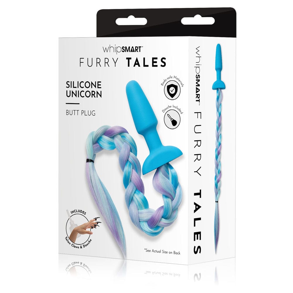 WhipSmart Furry Tales Silicone Unicorn Butt Plug WhipSmart