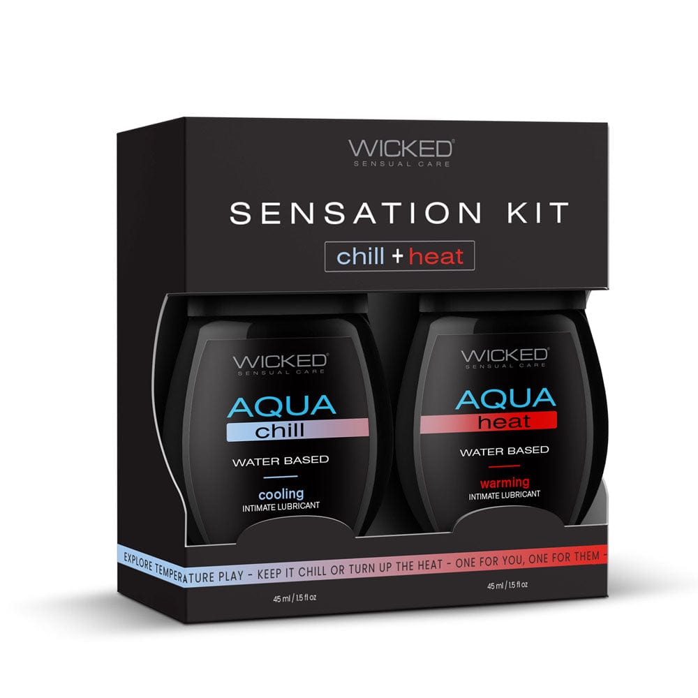Wicked Sensation Kit - Warming & Cooling Water Based Lubricants - 2 Pack of 120 ml Bottles Default Title