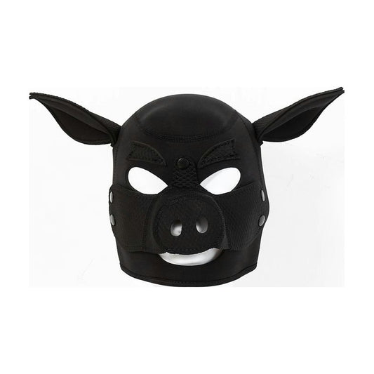 Neoprene Pig Mask Black Black