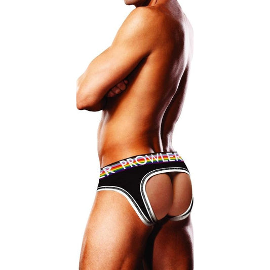 Prowler Oversized Paw Open Back Brief Black