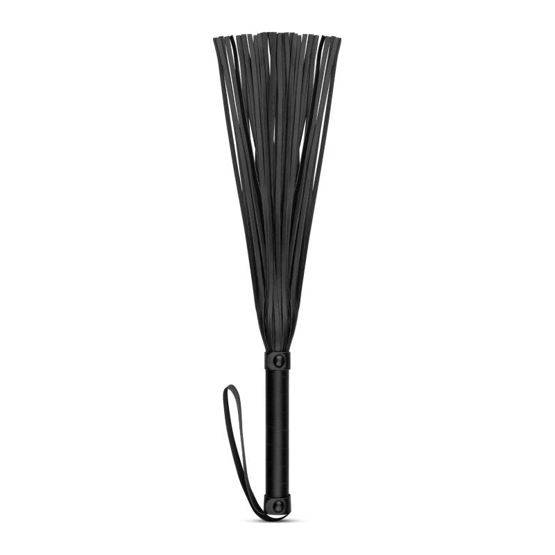 Faux Leather Flogger Black Black