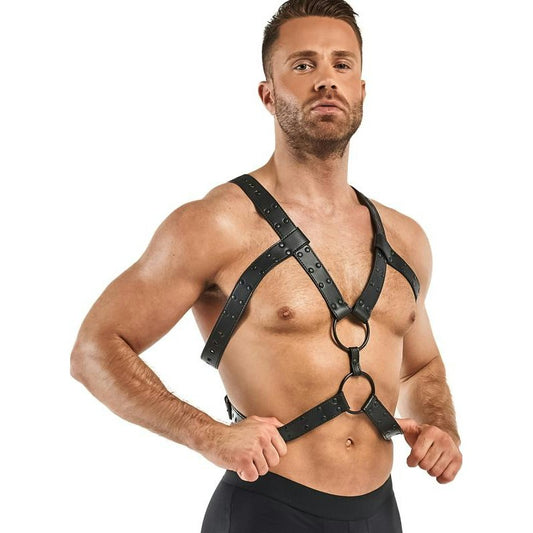 Rocco Bondage Harness Black Black