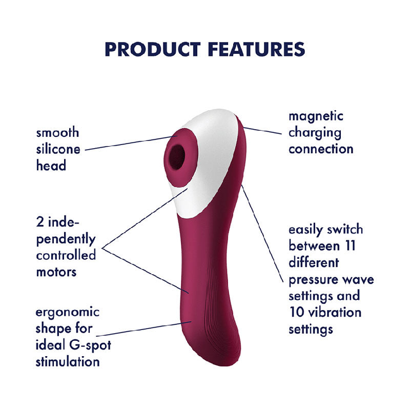 Satisfyer Dual Crush Insertable Double Air Pulse Vibrator