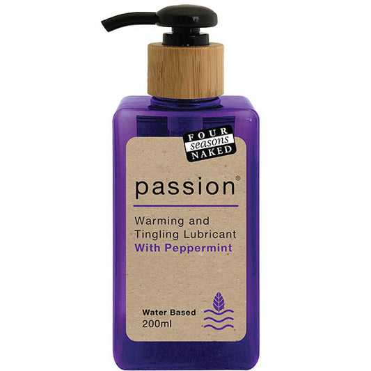 Four Seasons Passion Peppermint Lube 200ml Default Title