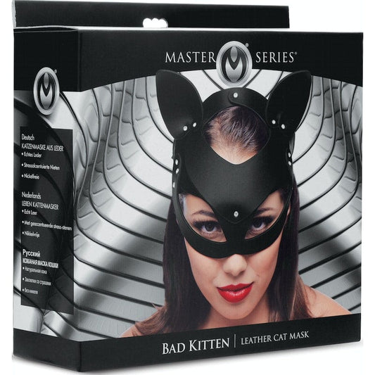 Bad Kitten Leather Cat Mask Vibrant Vibes Australia - Quality Sex Toys - Great Prices