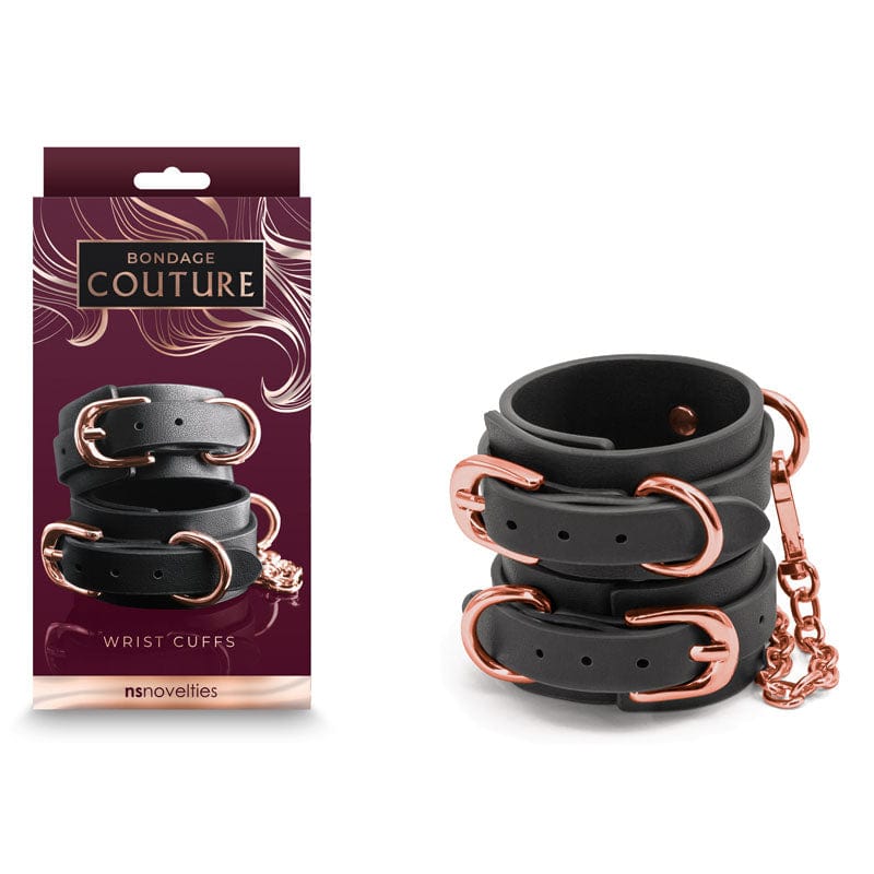 Bondage Couture Wrist Cuffs - NS Novelties