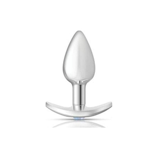Cheeky Charms Silver Anchor Butt Plug w Clear and Pink Jewel Kit Vibrant Vibes Australia - Quality Sex Toys - Great Prices