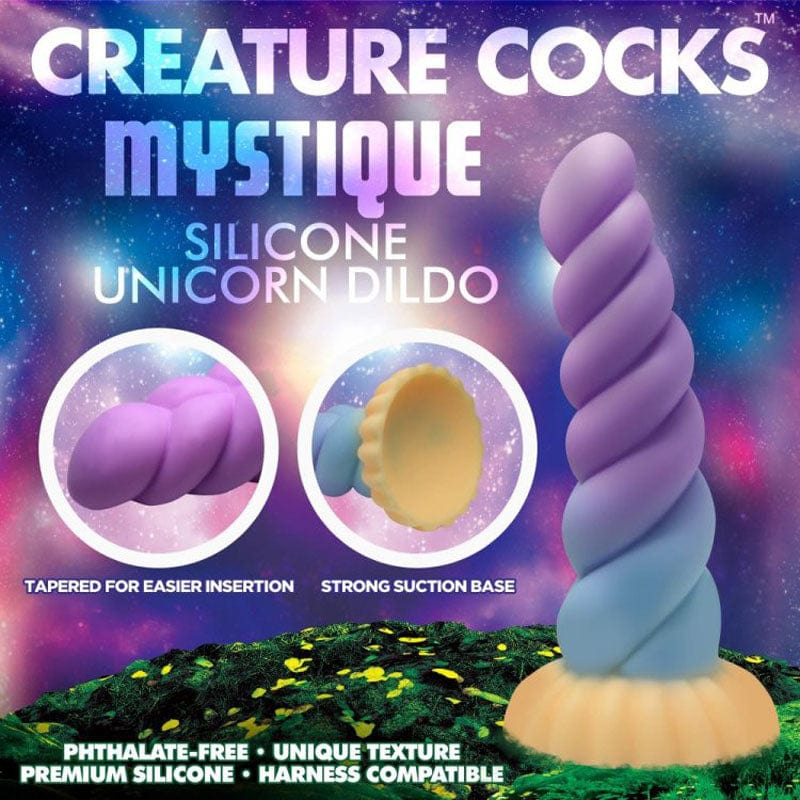 Creature Cocks Mystique Silicone Unicorn Dildo XR Brands