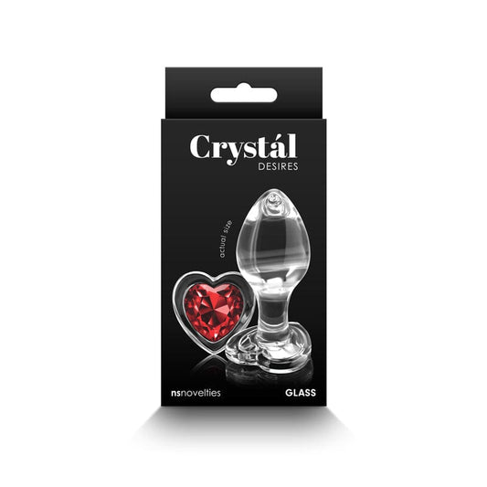 Crystal Desires - Red Heart - Medium NS Novelties