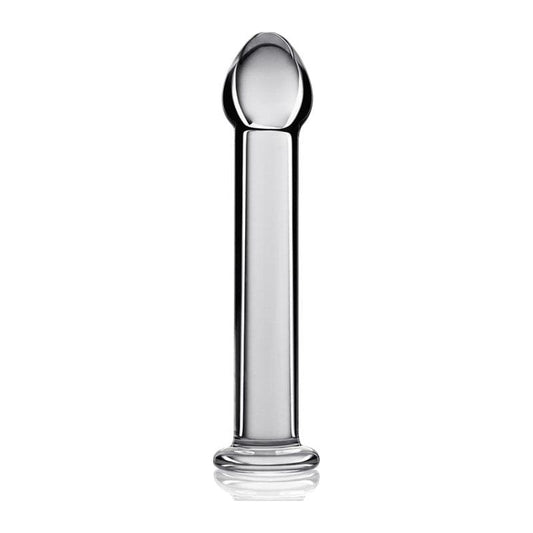 Glass Romance 1 Clear 7in Vibrant Vibes Australia - Quality Sex Toys - Great Prices