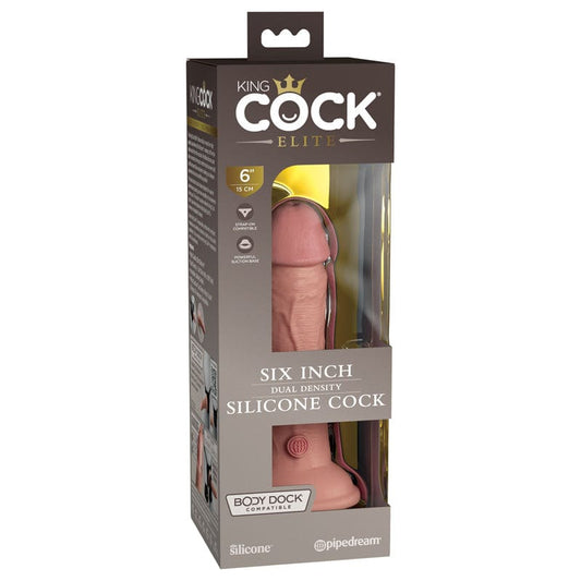 King Cock Elite 6'' Dual Density Cock - Pipedream