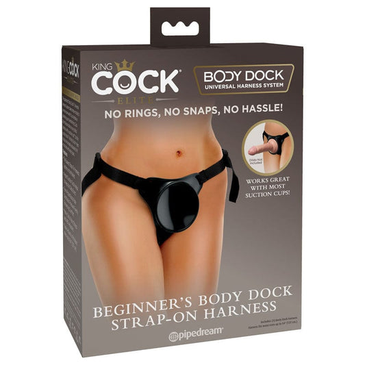 King Cock Elite Beginner's Body Dock Strap-On Harness Pipedream